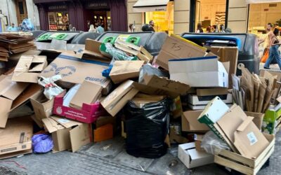 Madrid está sucia, y el centro aún más