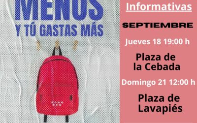 La vuelta al cole, más cara con Ayuso